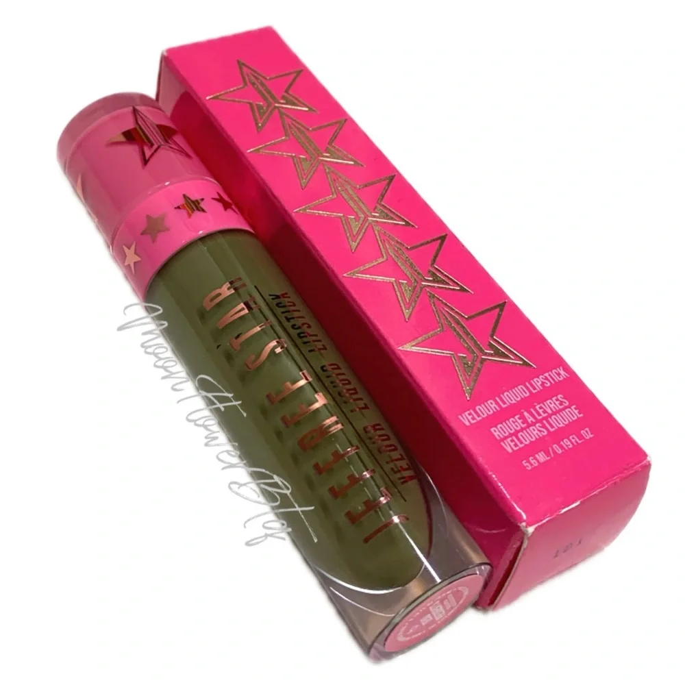 Jeffree Star Dead Presidents Velour Liquid Lipstick Olive Green Matte